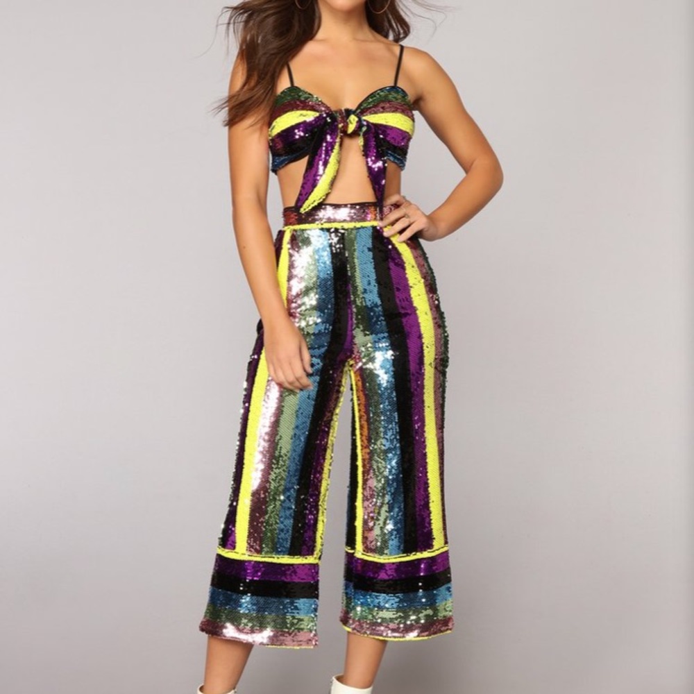 Color Parade Sequin Set | Fashion Nova